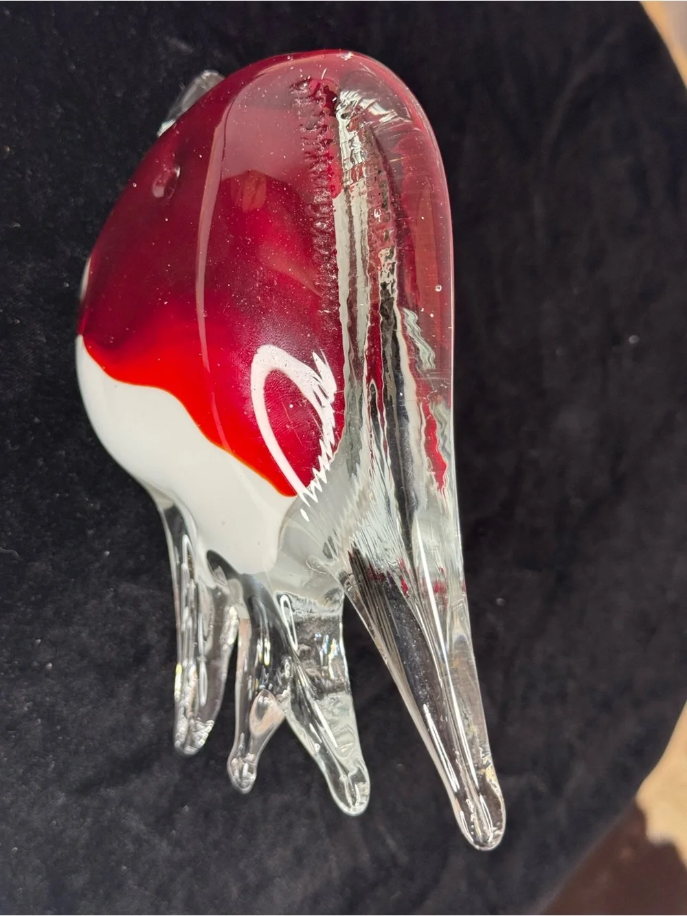 Vintage Murano-style Glass Fish paperweight